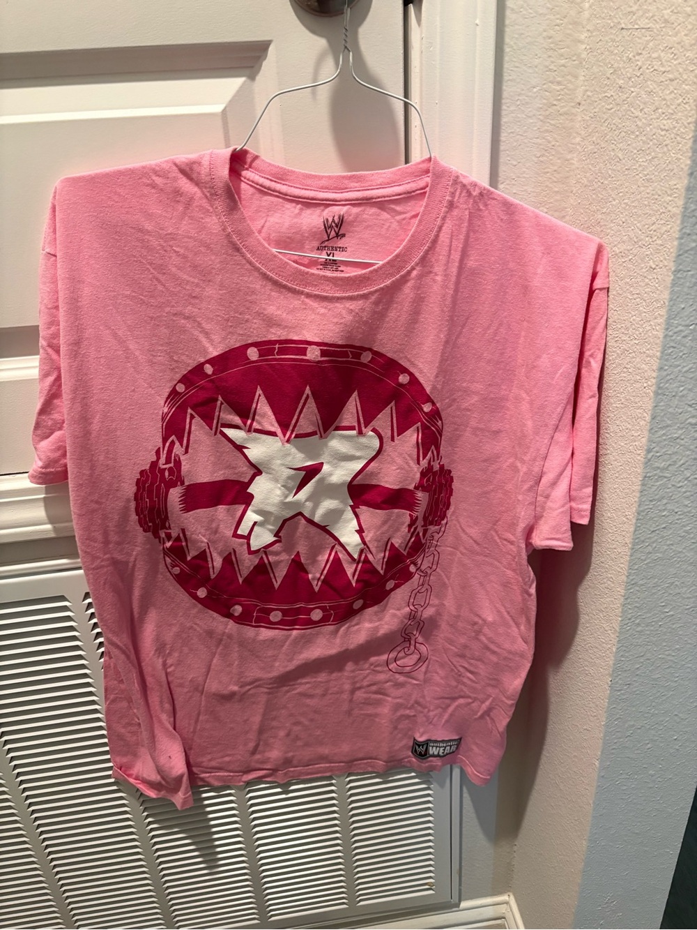 WWE Ryback “Rise Above Cancer” Breast Cancer Awareness Shirt Size XL